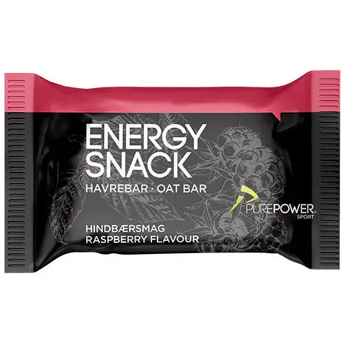 PurePower Energy Snack | Havrebar Hindbær