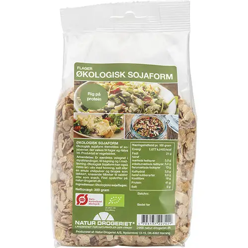 Soja Form Flager Økologisk | 300 gr