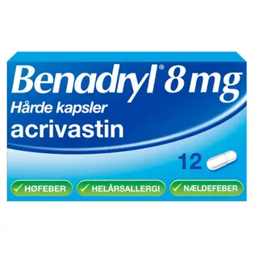 BENADRYL 8 MG 12 STK