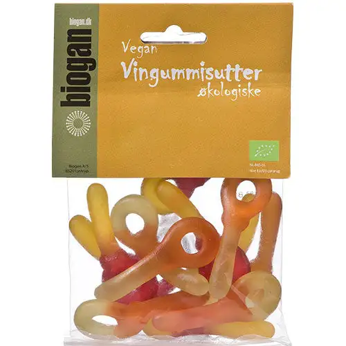 Økologiske Og Gelantinefri Vingummisutter | 75 gr