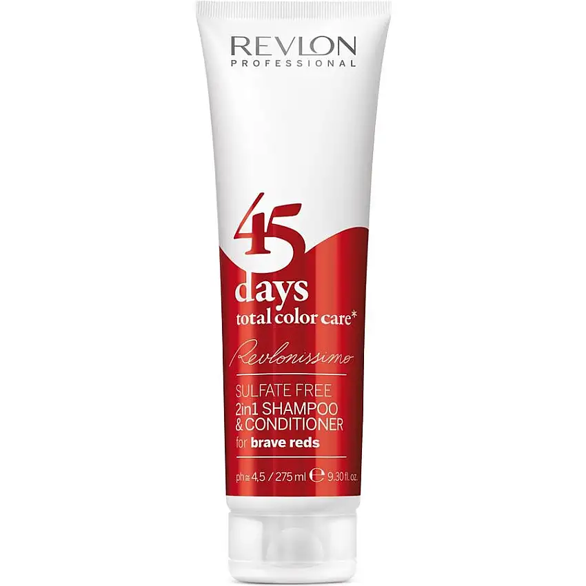 Revlon Professional Revlonissimo 45 Days Shampoo & Conditioner Brave Reds 275 ml