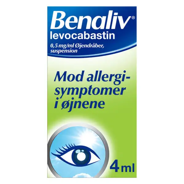 BENALIV ØJENDRÅBER 4 ML