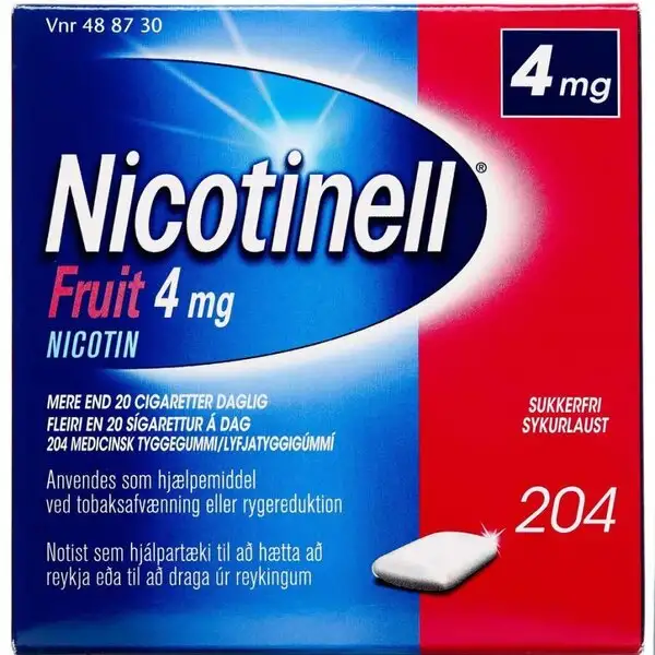 NICOTINELL FRUIT 4 MG 204 STK