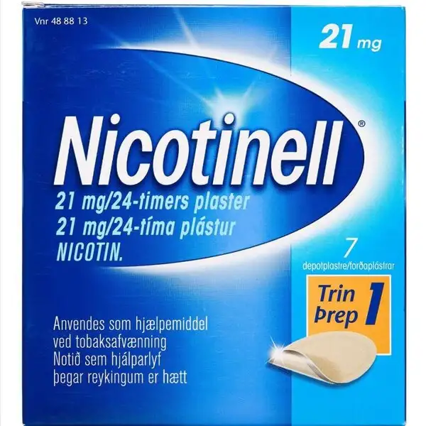 NICOTINELL 21 MG/24 TIMER 7 STK
