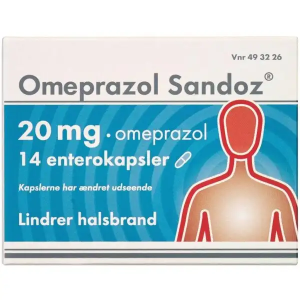 OMEPRAZOL "SANDOZ" 20 MG 14 STK