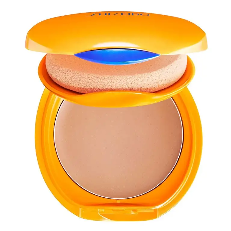 Shiseido Tanning Compact Foundation Sol makeup SPF 10 Refillable Honey