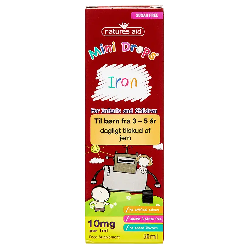 Natures Aid Mini Drops Iron (50 ml)