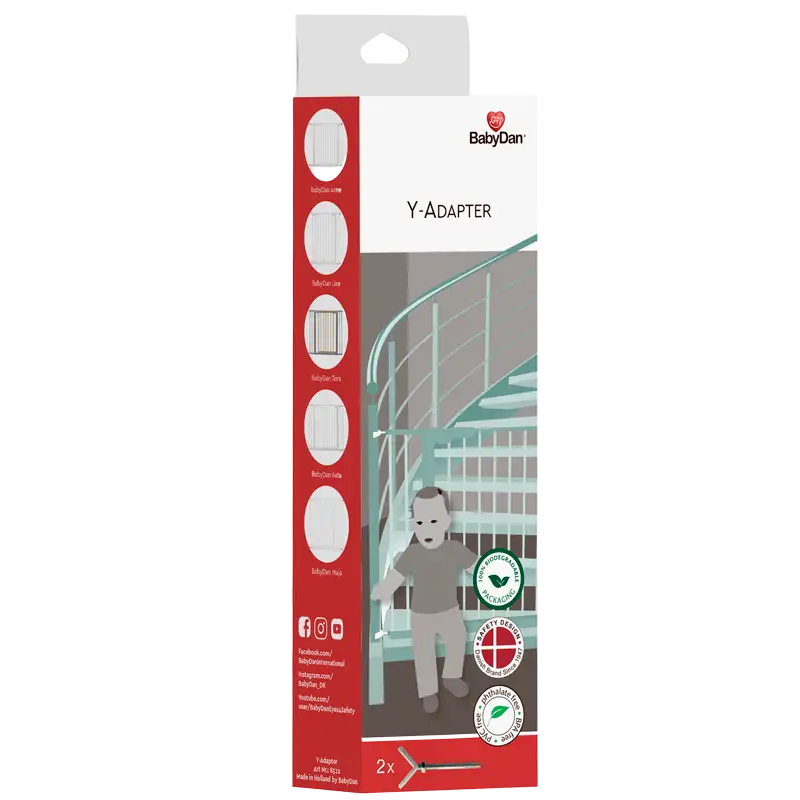 BabyDan Y-Adapter (2 stk.)