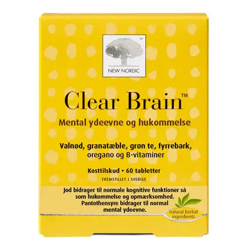 New Nordic Clear Brain (60 tabletter)