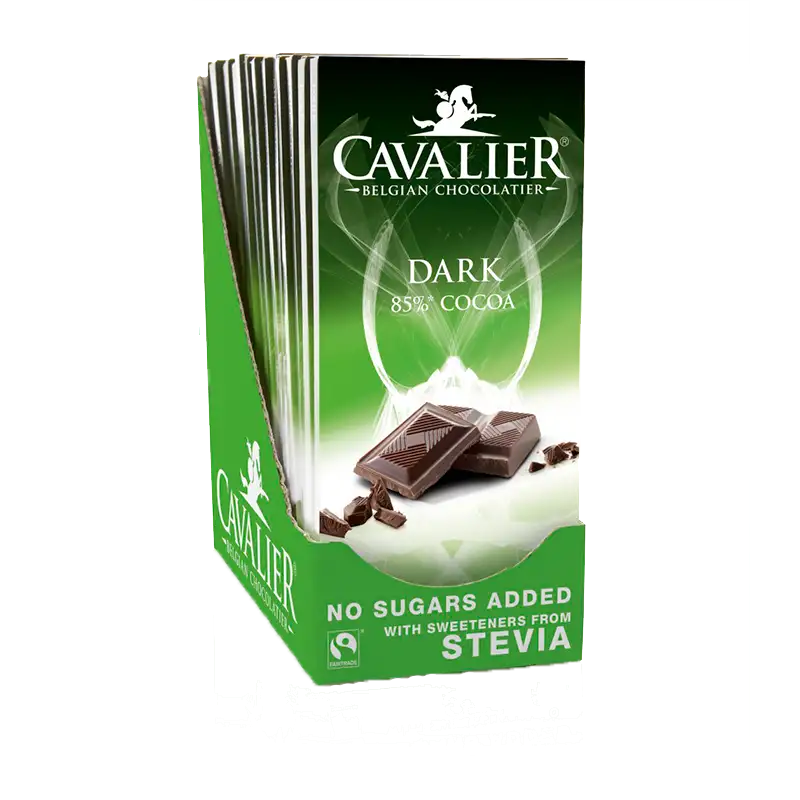 Cavalier Chokoladeplader Mørk 85% (85 gr)