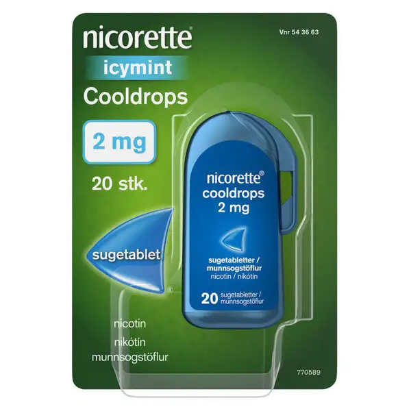 NICORETTE COOLDROPS 2 MG 20 STK