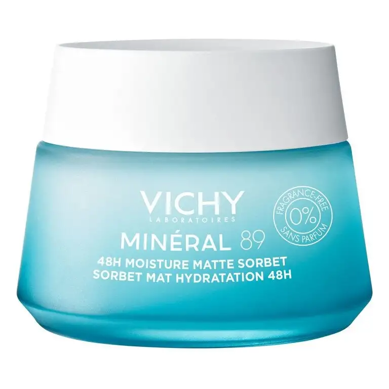 Vichy Minéral 89 48H Moisture Matte Sorbet Cream 50 ml