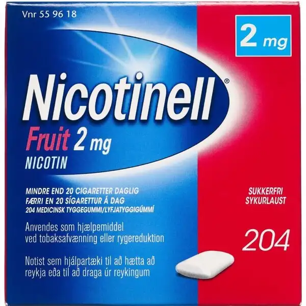 NICOTINELL FRUIT 2 MG 204 STK