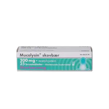 MUCOLYSIN SKOVBÆR 200 MG 25 STK