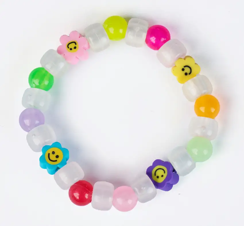 Kræftensbekæmpelse Sol UV-Perlearmbånd Til Børn 2025 Blomster