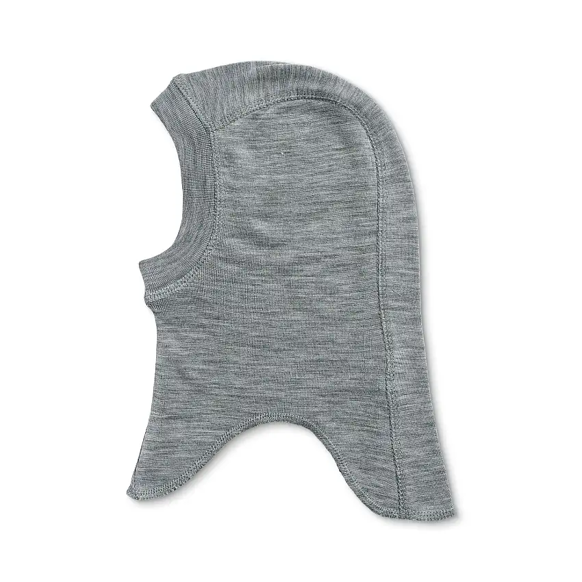 WHEAT Wool Balaclava Felix 2-pak Melange Grey Str 9-24 m/ 48-51 cm