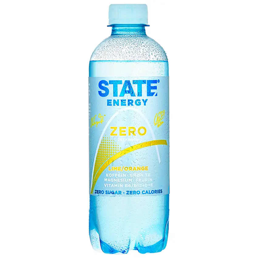 State Drinks Energy Drink Lime/Orange Zero 400 ml