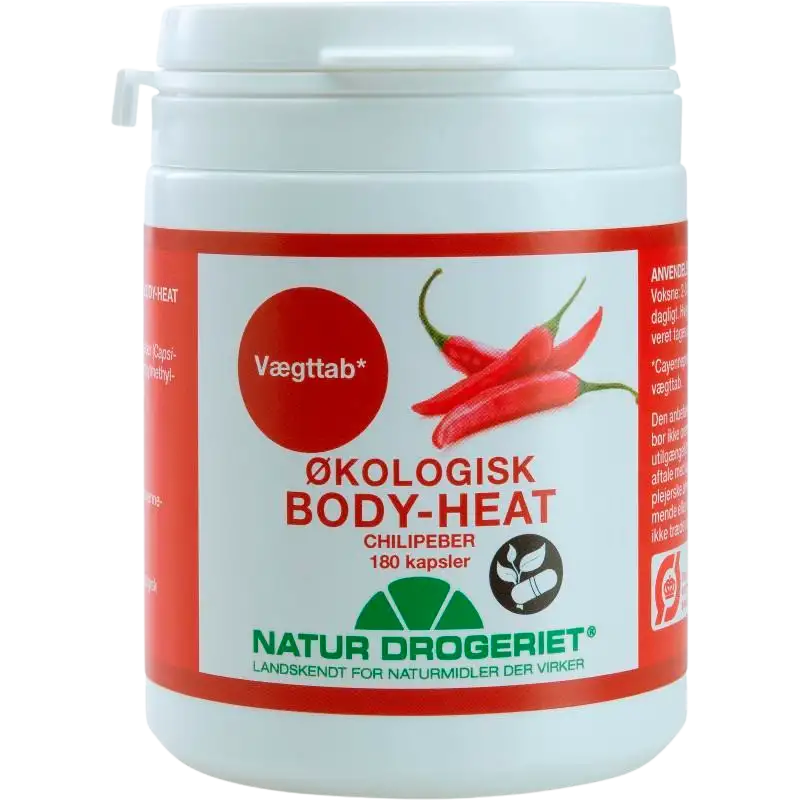 Natur Drogeriet Body Heat - Økologisk (180 kaps)
