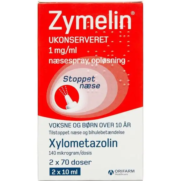 ZYMELIN NÆSESPRAY 2 * 10 ML