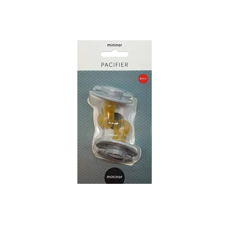 Mininor Latexsut 6+ Mdr Grå (2 stk)