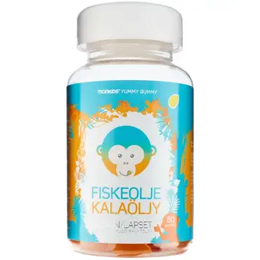 Monkids fiskeolie citron