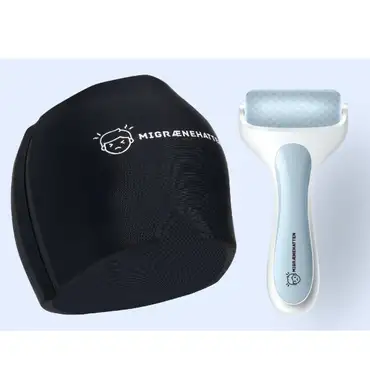 Migrænehatten & ice roller sæt