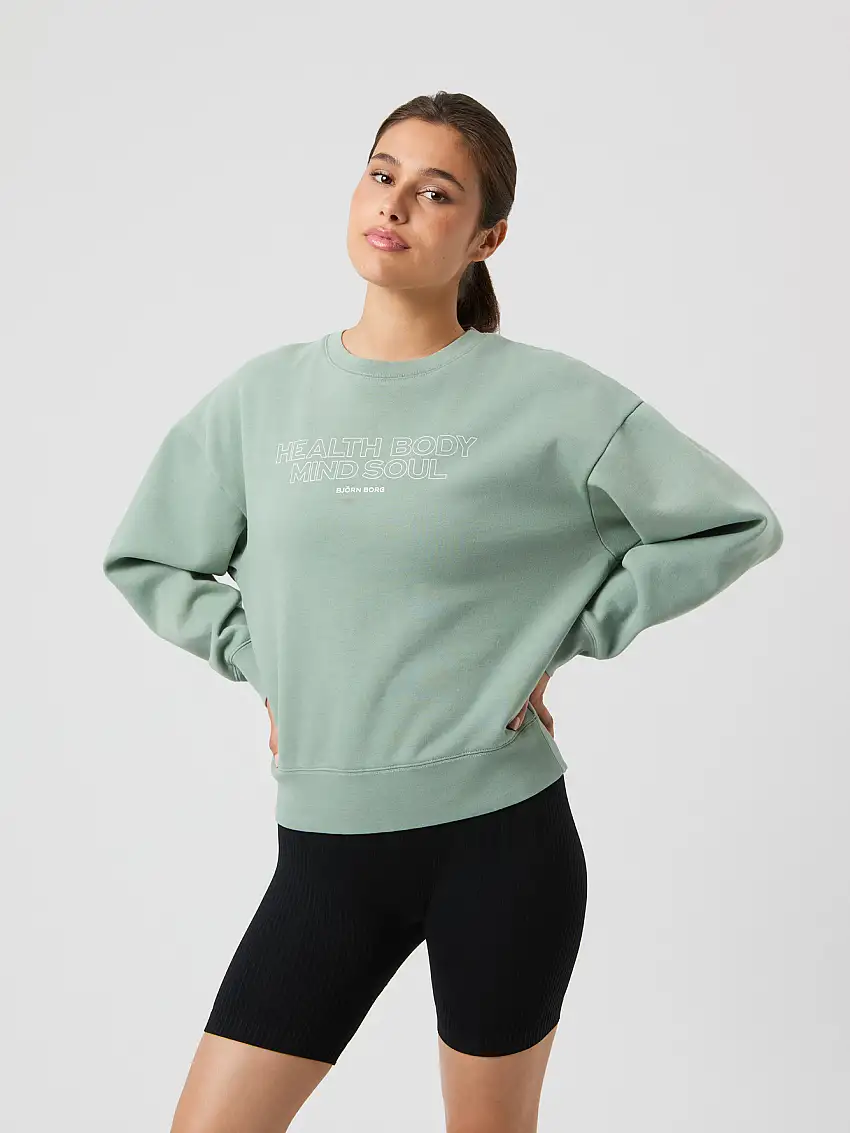 Björn Borg Borg Boyfriend Sweatshirt Lily Pad XL