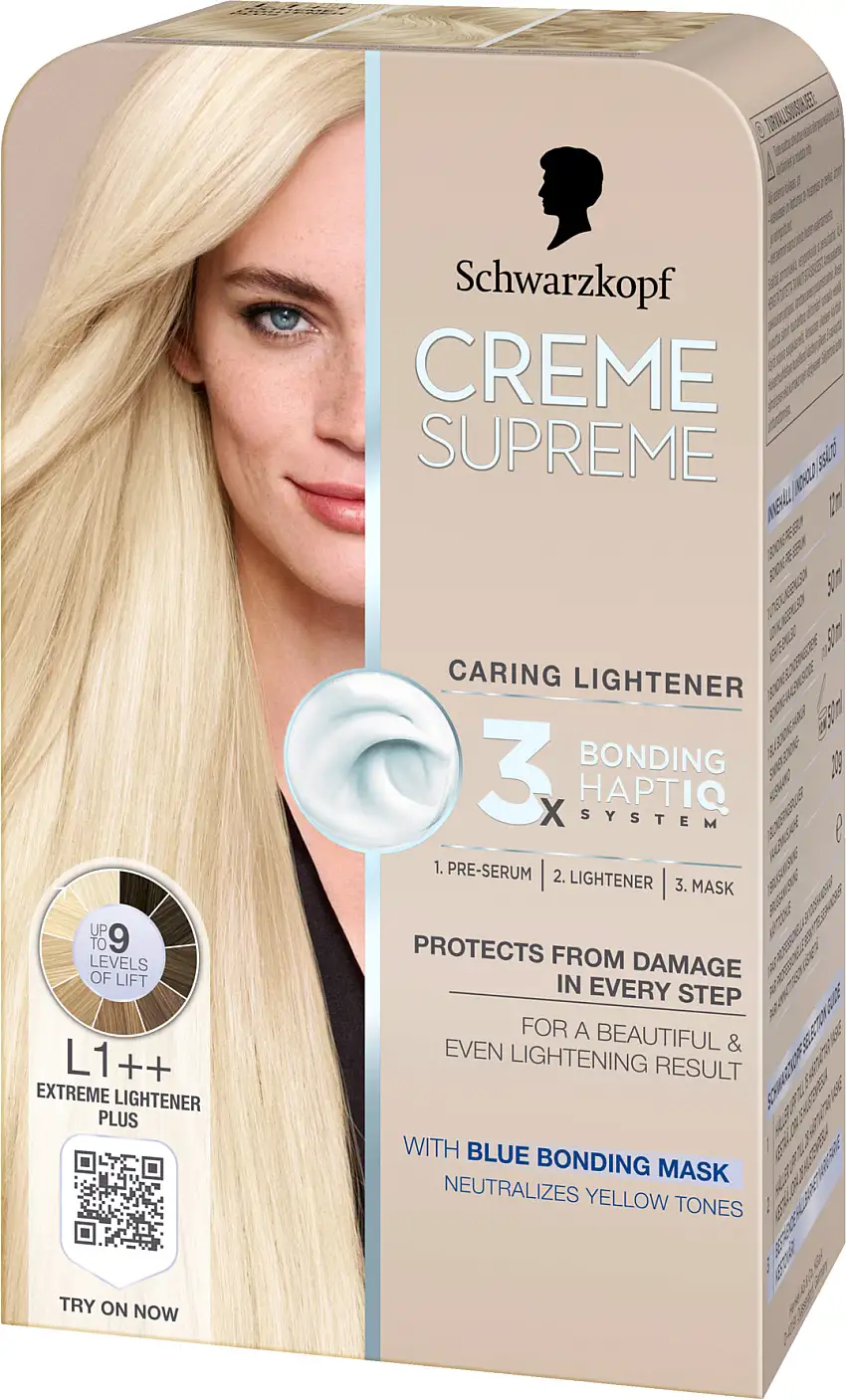 Schwarzkopf Creme Supreme Caring Color Creme L1++ Extreme Lightener Plus