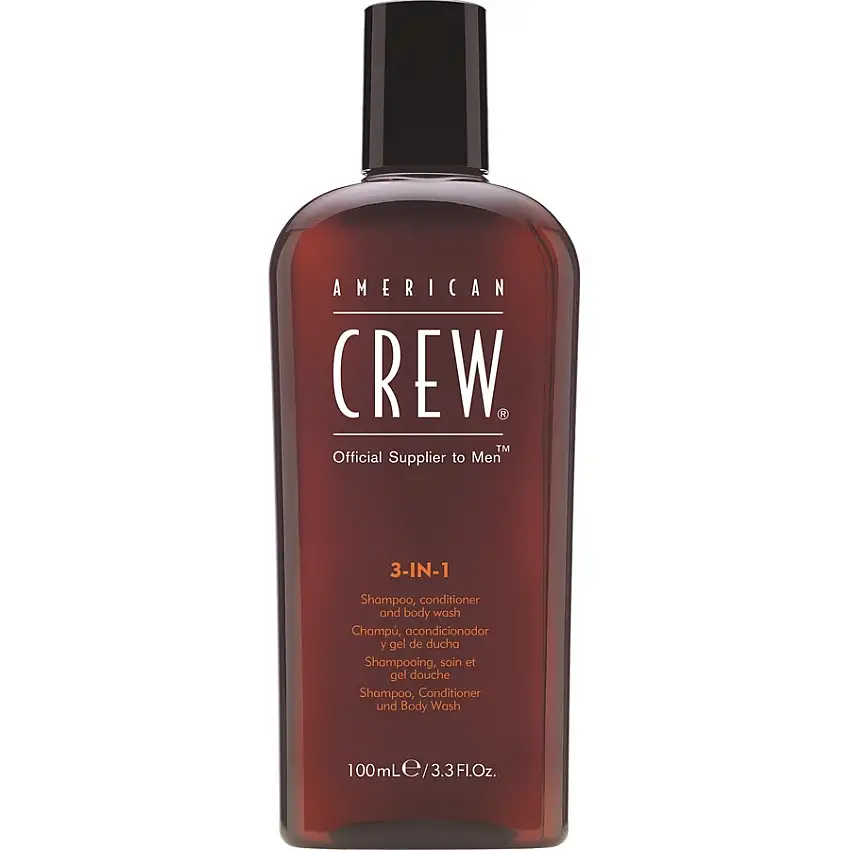 American Crew Hårpleje og kropspleje 3-in-1 Shampoo, Conditioner and Body Wash 100 ml