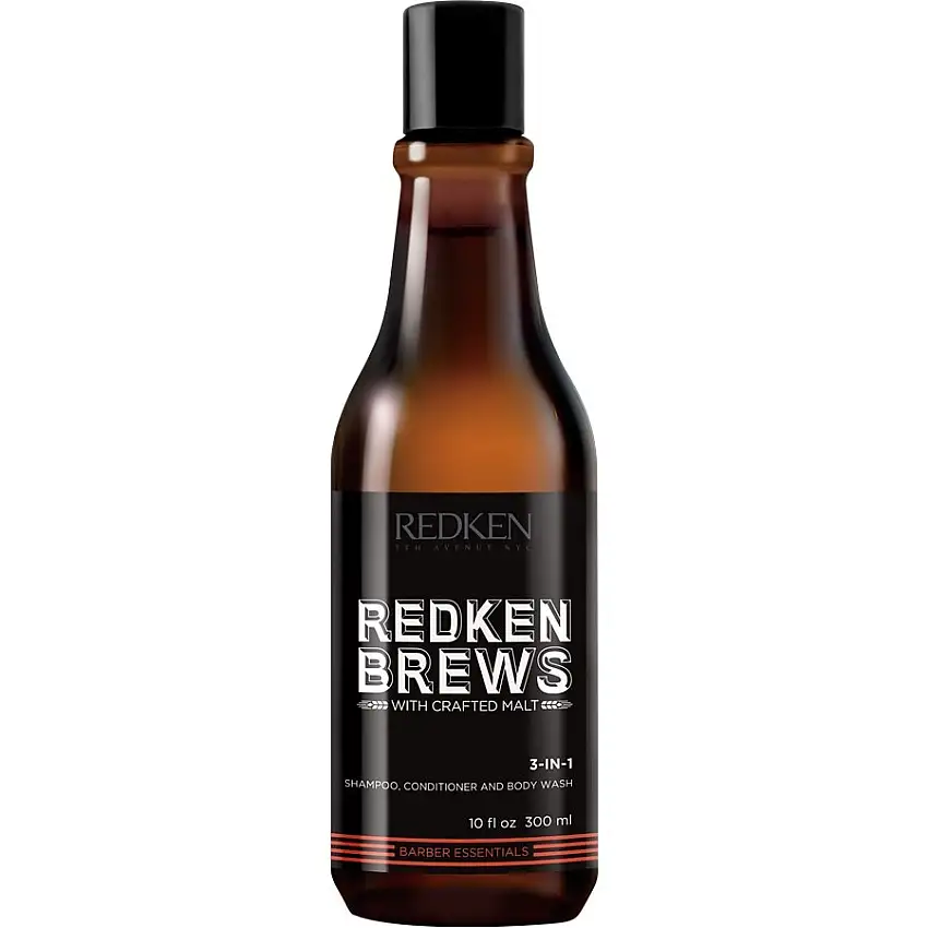 Redken Brews 3-in-1 Shampoo, Conditioner and Body Wash 300 ml