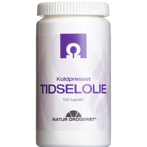 NATURDROGERIETS TIDSELOLIE KAPSLER