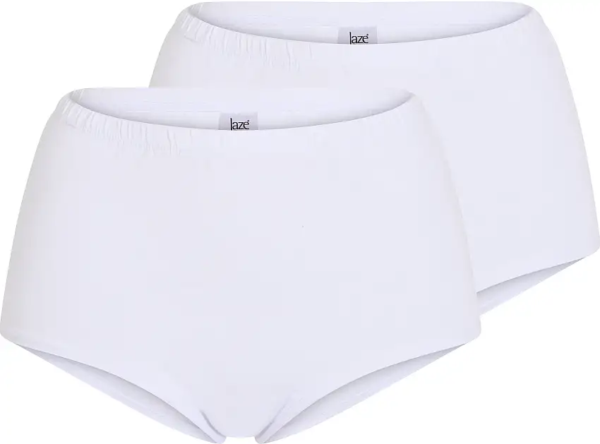 Laze Maxi Bambus Trusse 2-pak Hvid 40