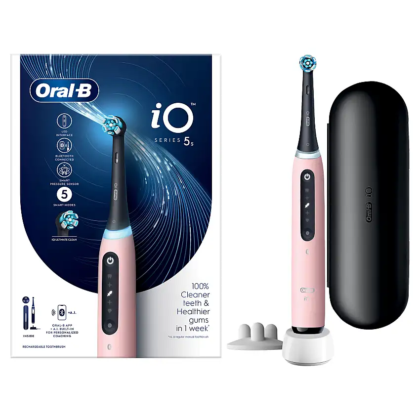Oral-B iO 5s Eltandbørste Pink