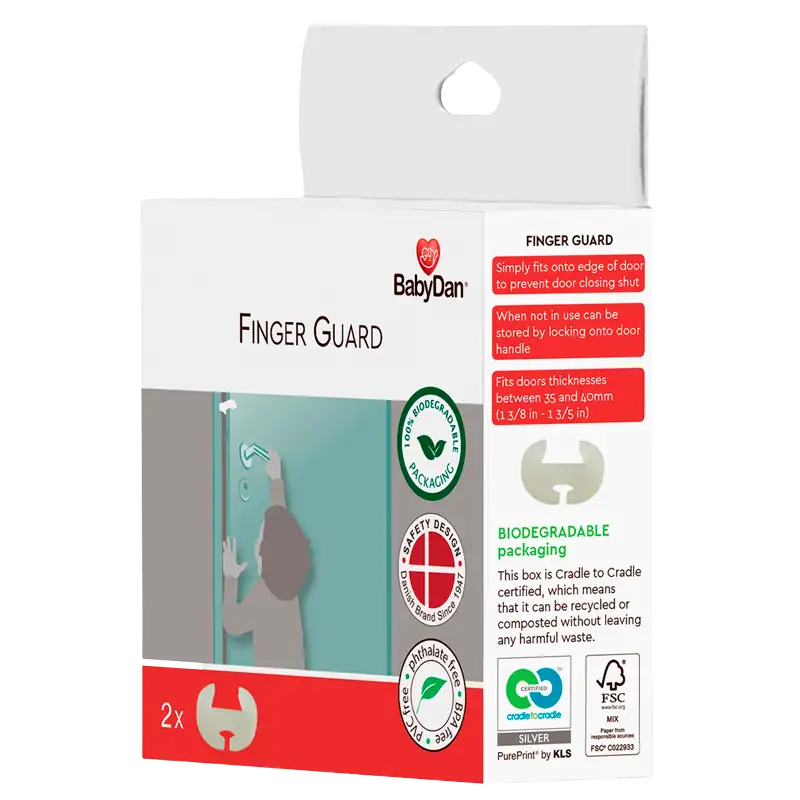 BabyDan Finger Guard Transparent (2 stk.)