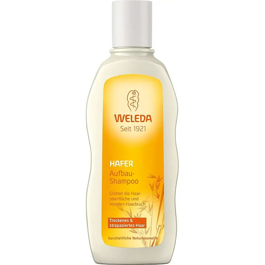 Weleda Shampoo Replenish & Care Shampoo Havre Reducerer spaltede spidser og giver glat, smukt hår med naturlig glans 190 ml