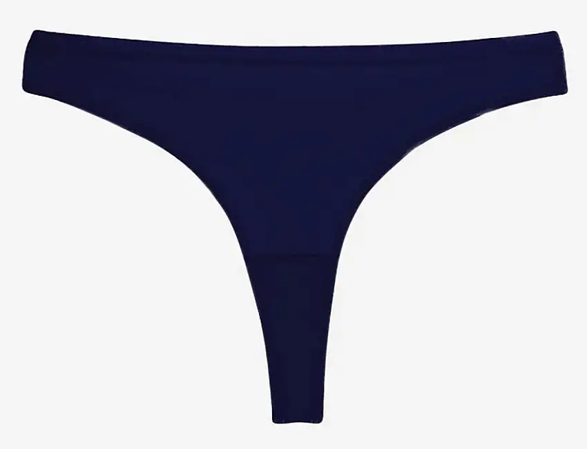 Kvindelige glatte bomuldsstrenge, blå 51633837