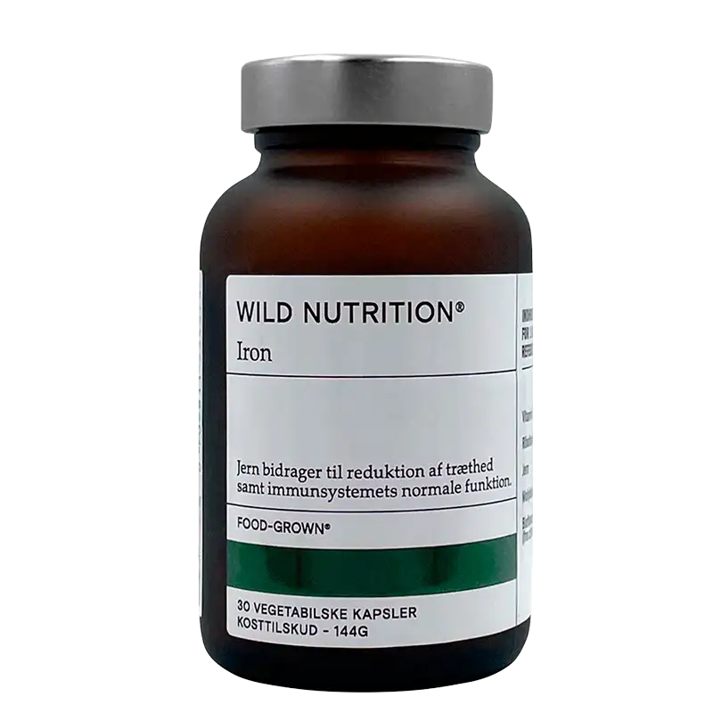 Wild Nutrition Food-Grown Jern (30 kaps)