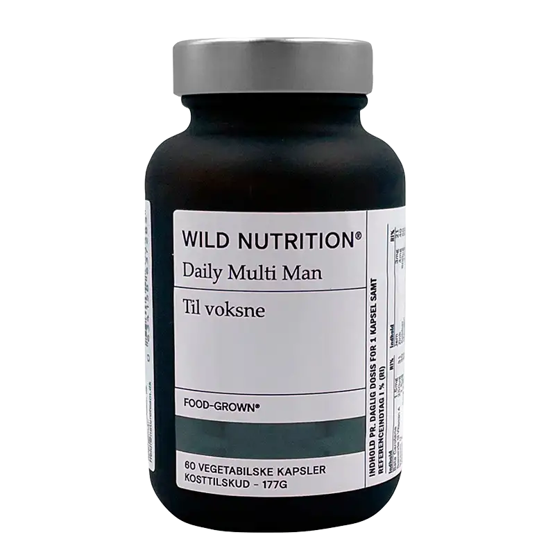 Wild Nutrition Food-Grown Daily Multi Man (60 kaps)