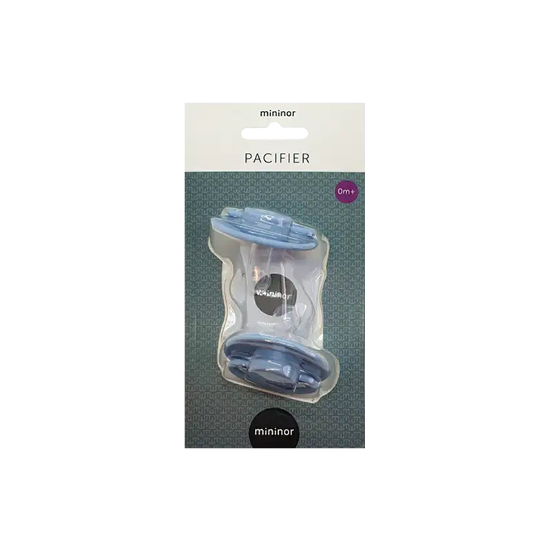 Mininor Silikonesut 0+ Mdr Blå (2 stk)