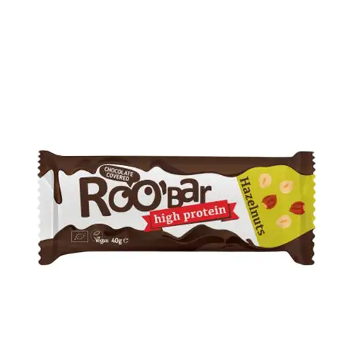 Bar Choko hasselnødder Protein Ø Roobar