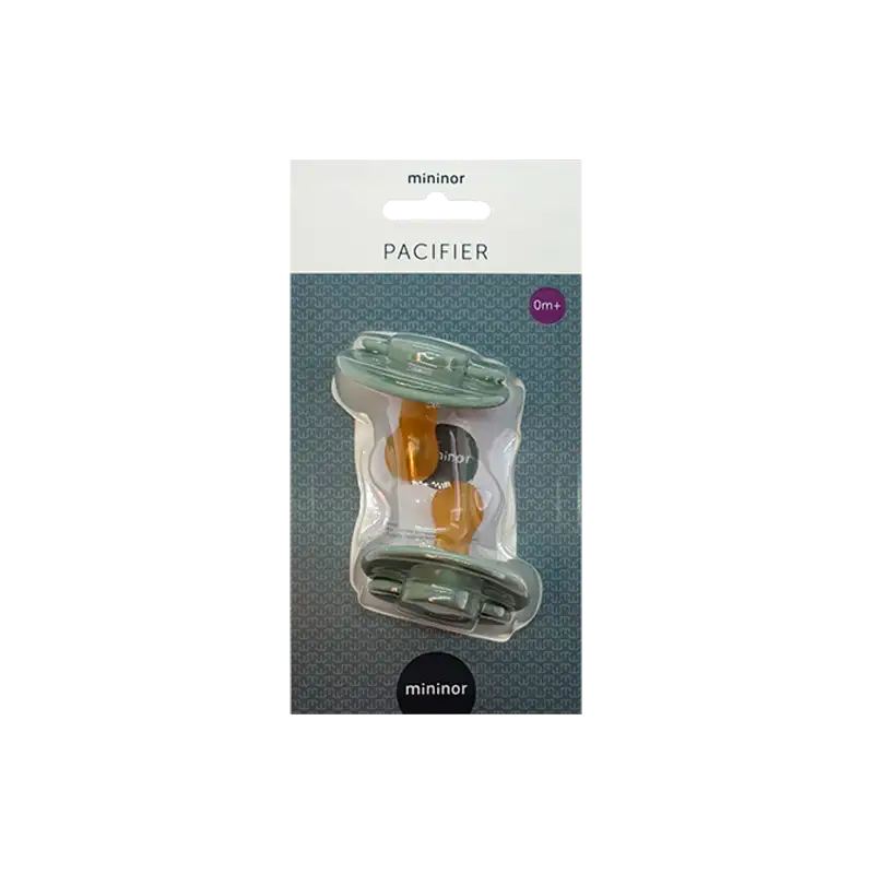 Mininor Latexsut 0+ Mdr Grøn (2 stk)