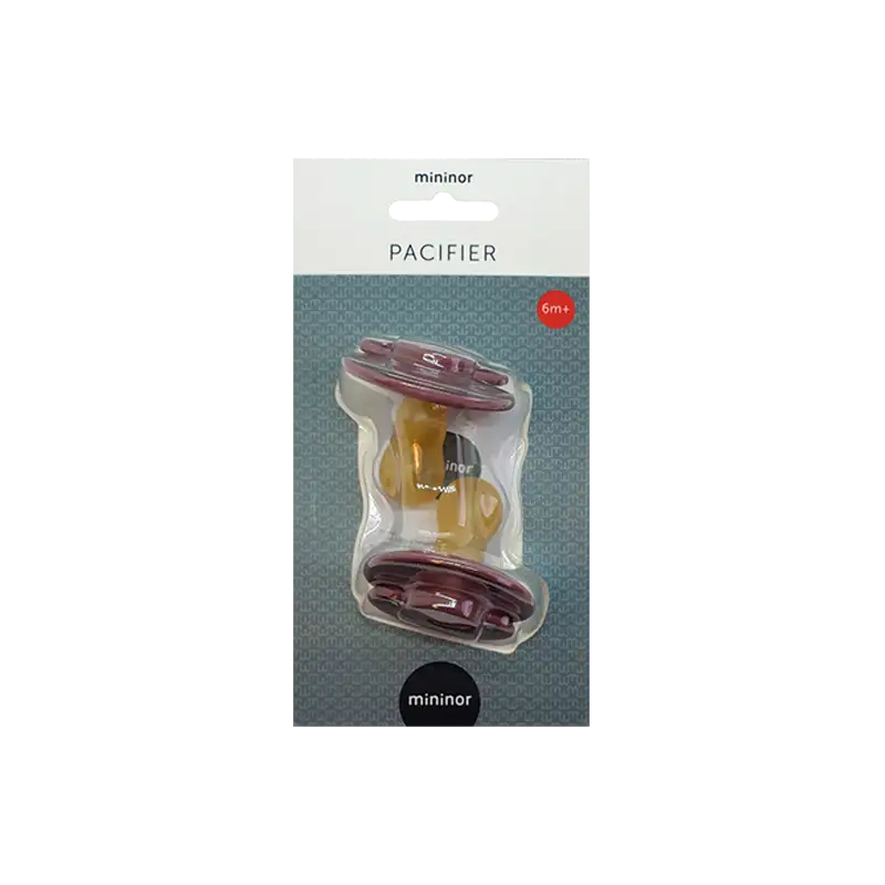 Mininor Latexsut 6+ Mdr Lilla (2 stk)