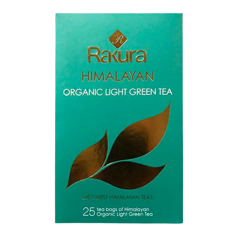 Rakura Himalayan Organic Light Green Tea (25 stk)