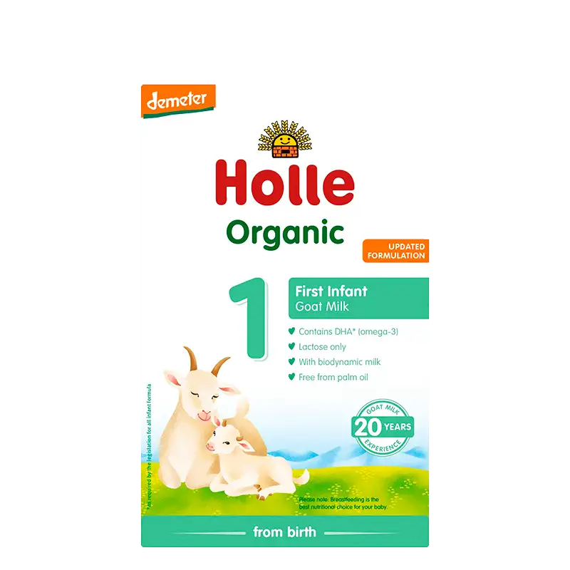 Holle Modermælkserstatning Gedemælk Basis 1 Ø (400g)