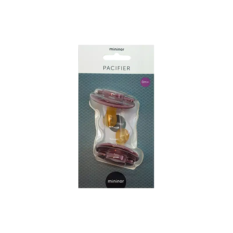Mininor Latexsut 0+ Mdr Lilla (2 stk)