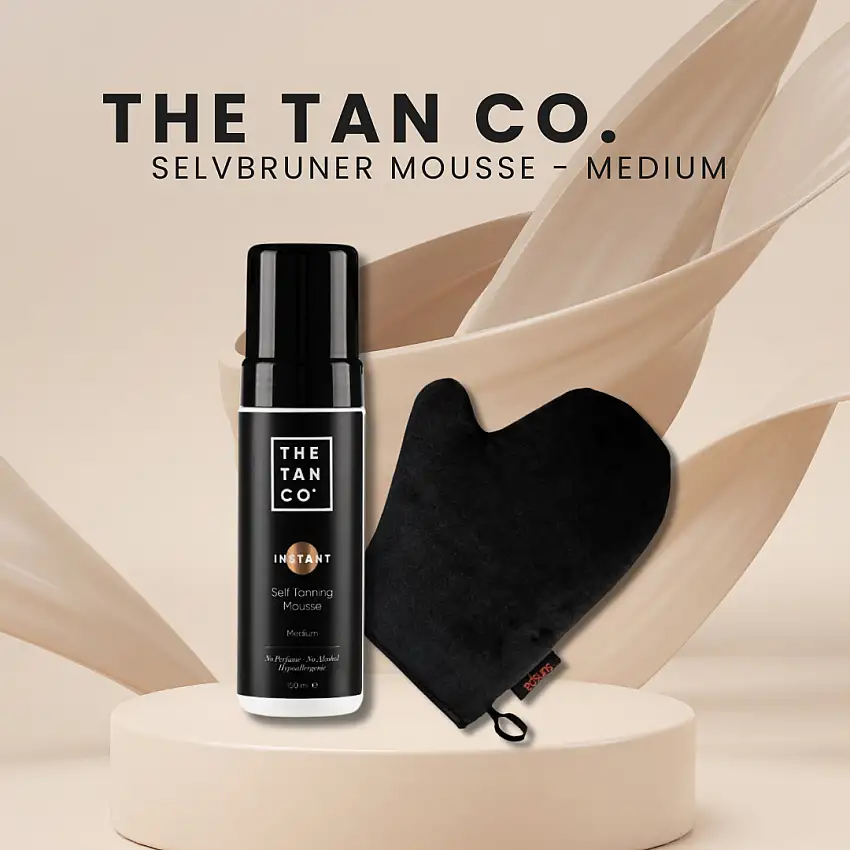 THE TAN CO. Selvbruner Mousse - Instant/ Medium 150 ml + handske