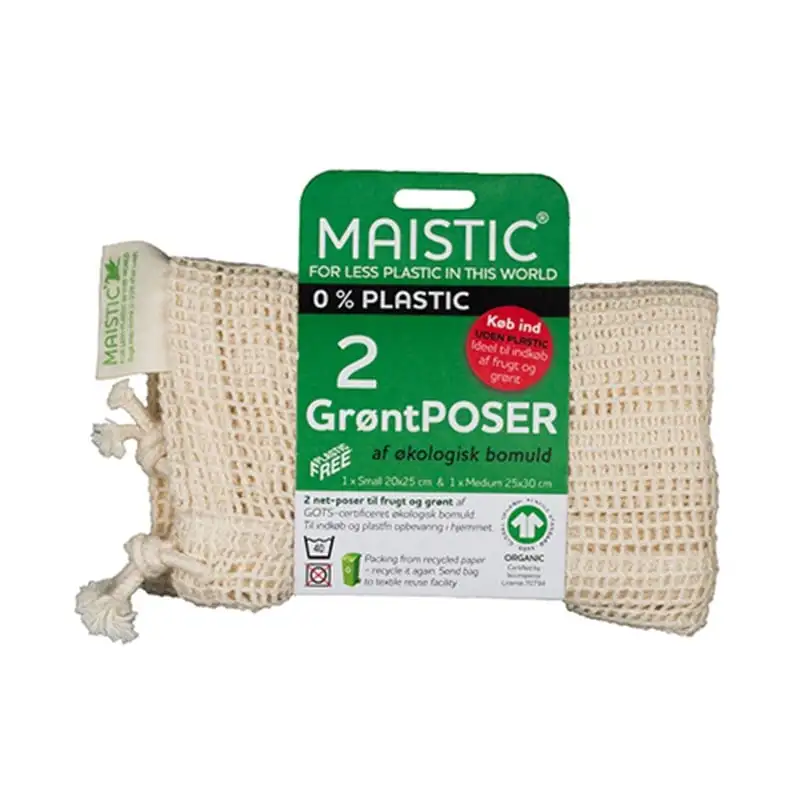 Maistic Netposer Grønt Str.S-M (2 pak)