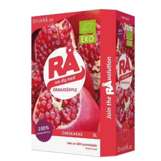 RÅ™ - ØKO GRANATÆBLE KOLDPRESSET - 3 L