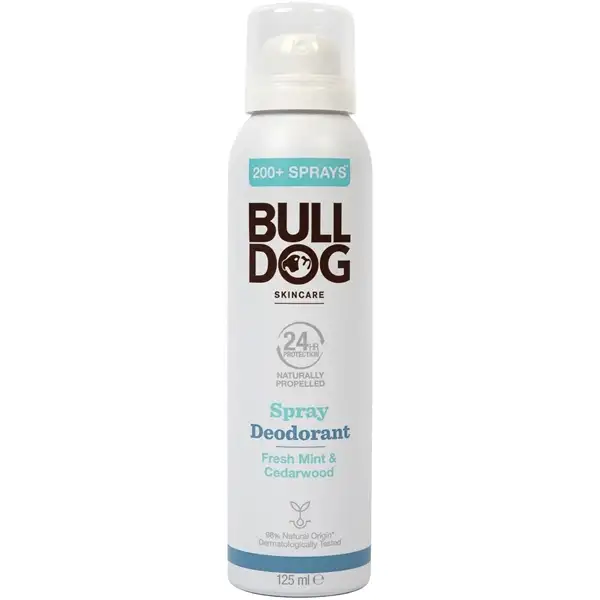Bulldog Fresh Mint & Cedarwood Spray Deodorant