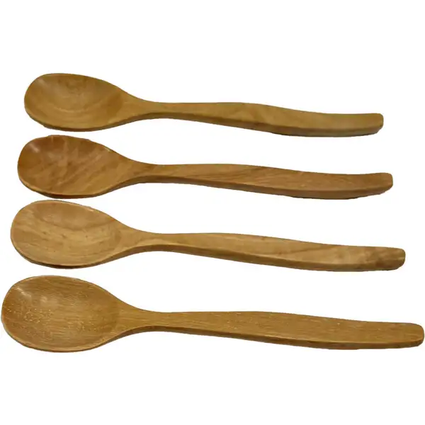Dessertske i træ 4-pak